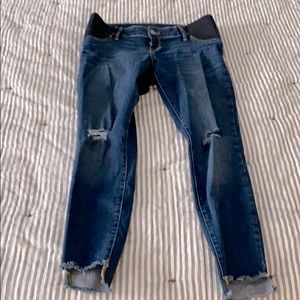 Isabel maternity distressed jeans